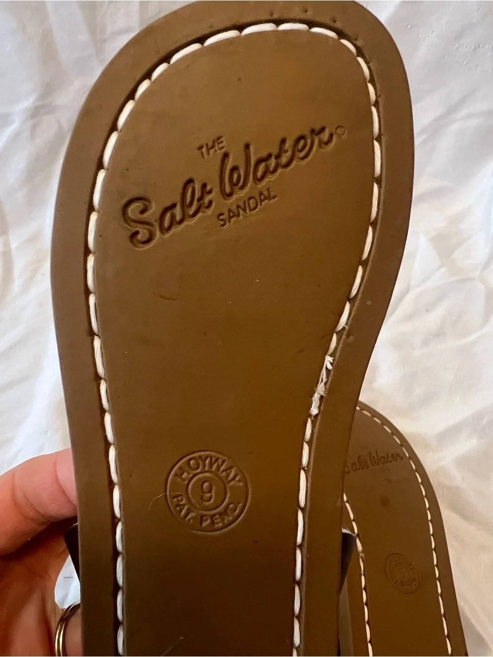 Salt Water Sandals Surfer Brown Size Toddler 9
